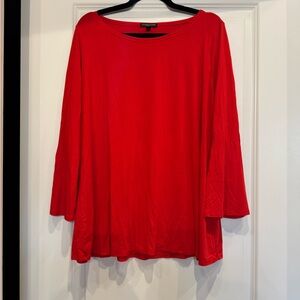Eileen Fisher Jersey Ballet Neck Tunic/Top - 1X